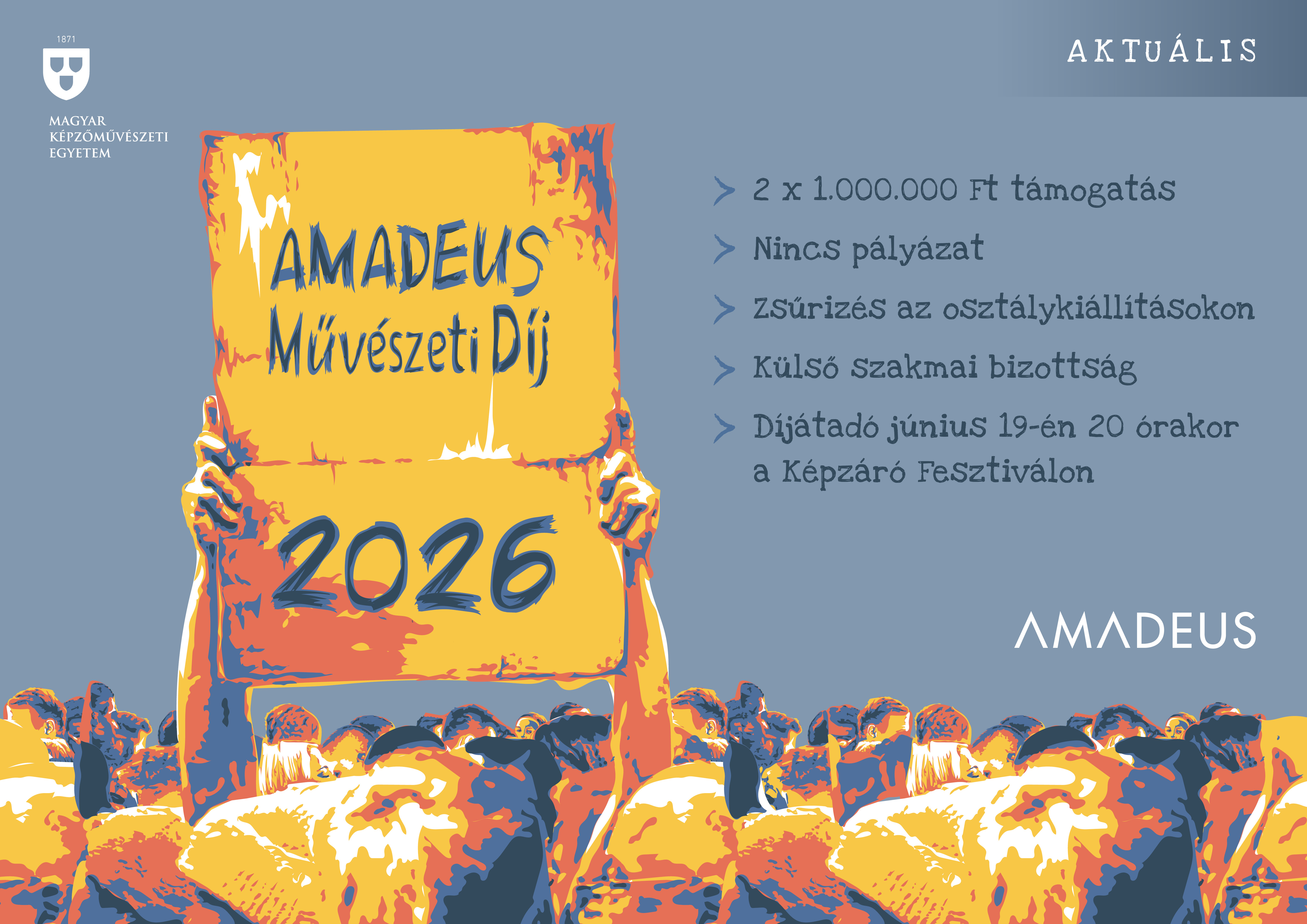 Egy-egy millió forint az AMADEUS díj nyerteseinek jutalma