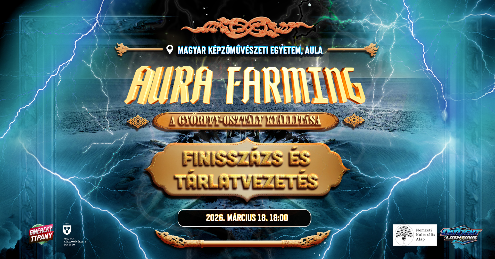 Finisszázs és tárlatvezetés az AURA FARMING kiállításon