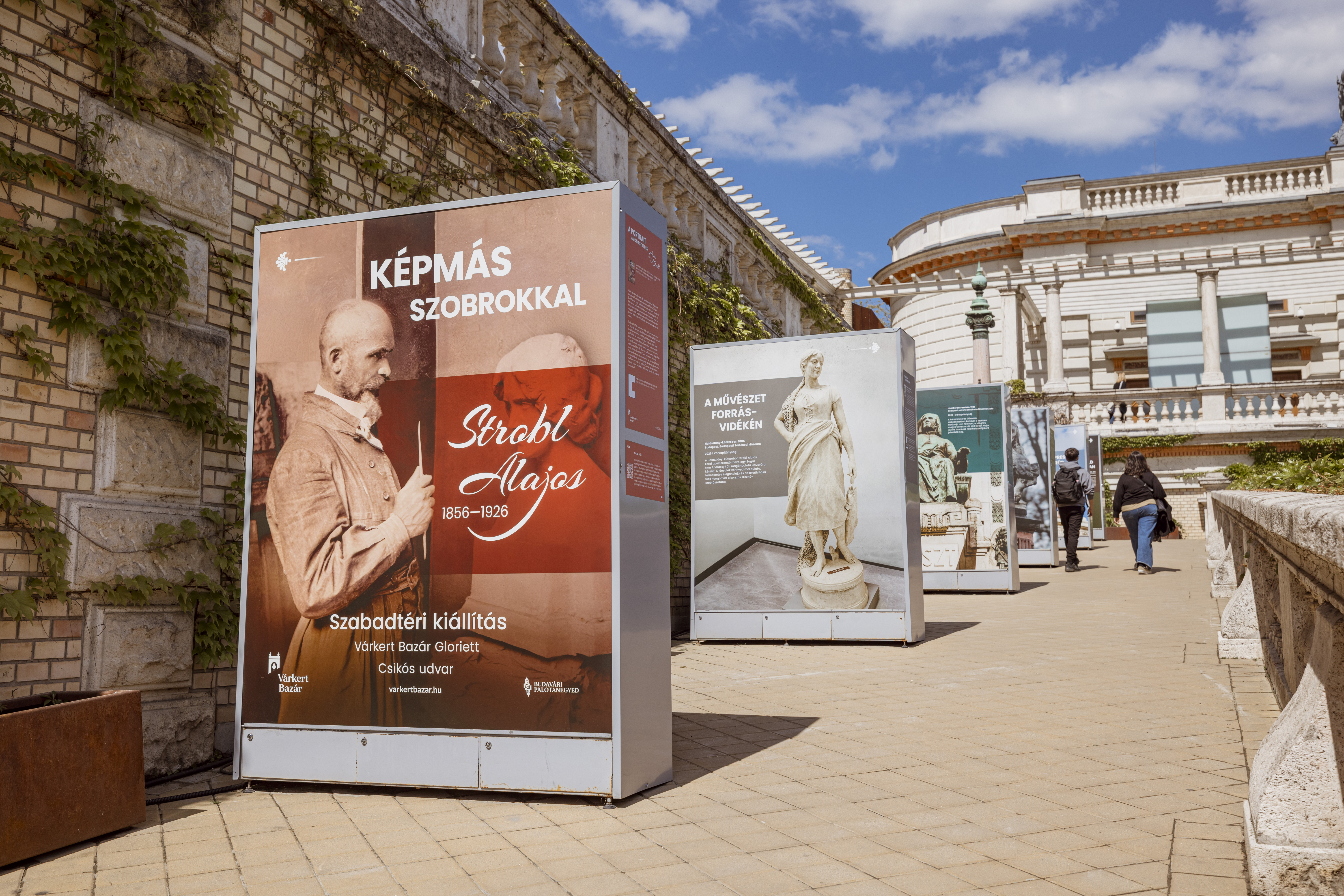 Szabadtéri kiállítással tiszteleg Strobl Alajos életműve előtt a Várkert Bazár